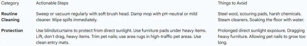 Hybrid Flooring Installation Quote